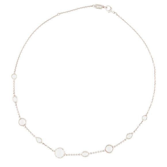 IPPOLITA STERLING SILVER 925 QUARTZROCK CANDY MINI STATION NECKLACE